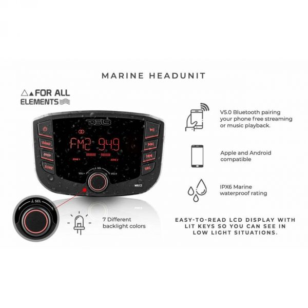 DS18 Audio MRX2 marine radio