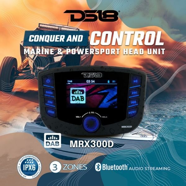 DS18 Audio MRX300D marine radio