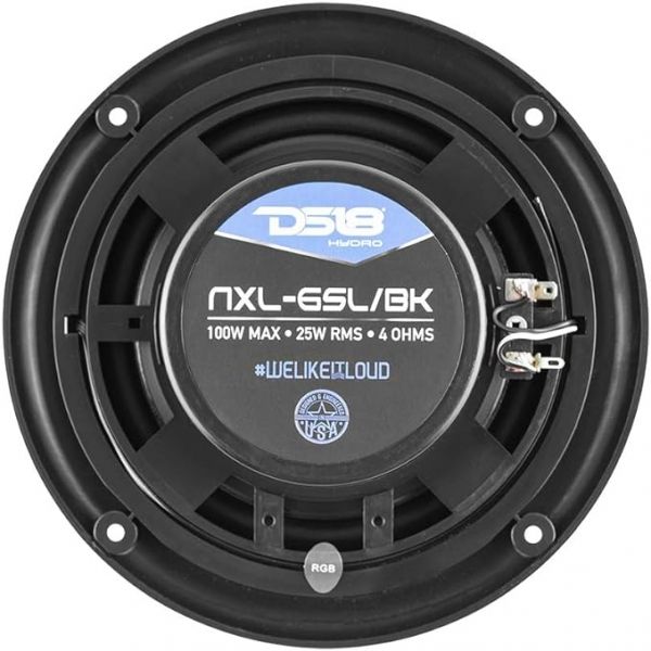 DS18 Audio NXL-6SL marine zvučnici CRNI