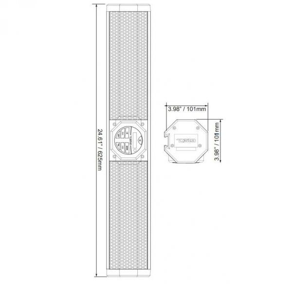 DS18 Audio SB24BT marine Sound bar