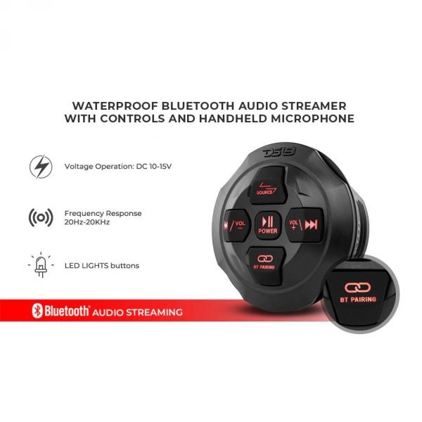 DS18 audio BTRCRMIC marine Bluetooth prijemnik sa mikrofonom