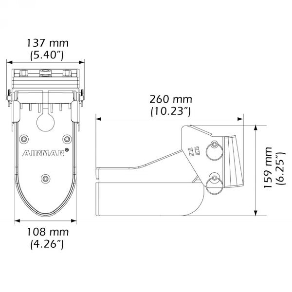 Airmar TM185HW krmena sonda 41-915-1-01 univerzalni konektor