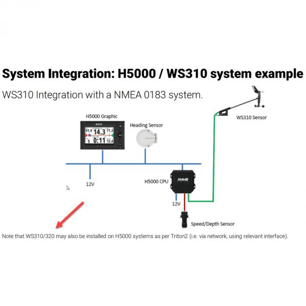 B&G WS310 Wired Wind Sensor only