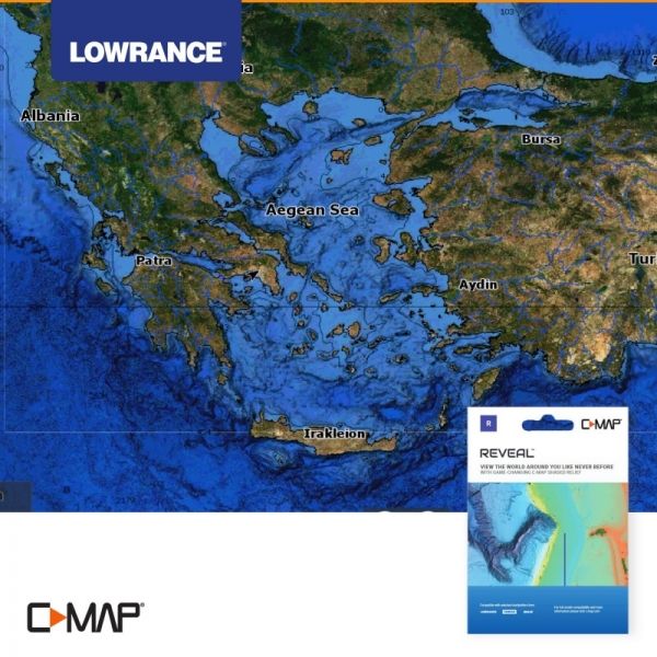 C-MAP Reveal M-EM-Y111-MS East Mediterranean, Black & Caspian Seas MAX N+