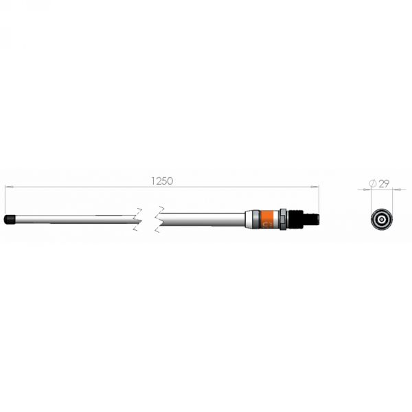 SCAN VHF73 Marine 3dB VHF antena