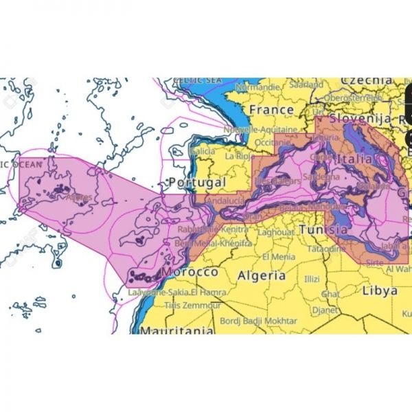 C-MAP Reveal M-EM-Y076-MS South West Europe