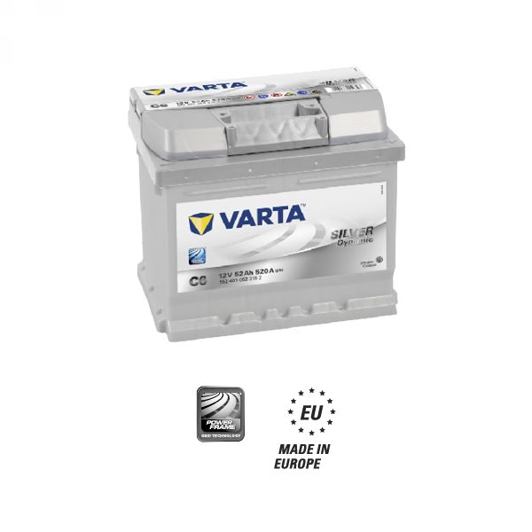 Akumulator Varta SILVER Dynamic 12V-52Ah D+