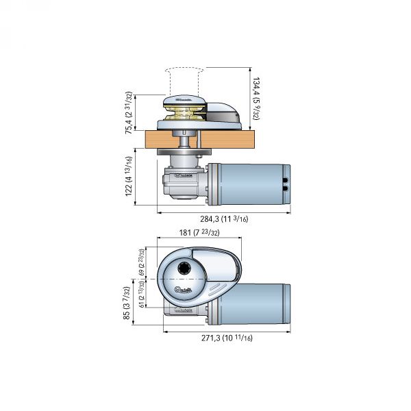 QUICK PRINCE DP1 512 (500W 12V) sidreno vitlo