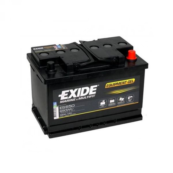 Akumulator EXIDE ES650 Equipment GEL 56Ah