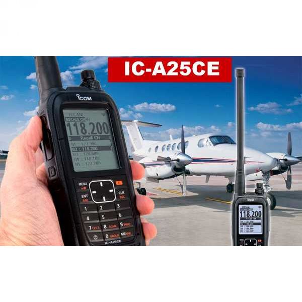 Icom IC-A25CE AVIO primopredajnik verzija bez BP-289 E OPC-2379