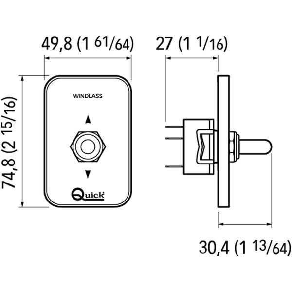 QUICK WCS 820 panel prekidač  “Up/Down”