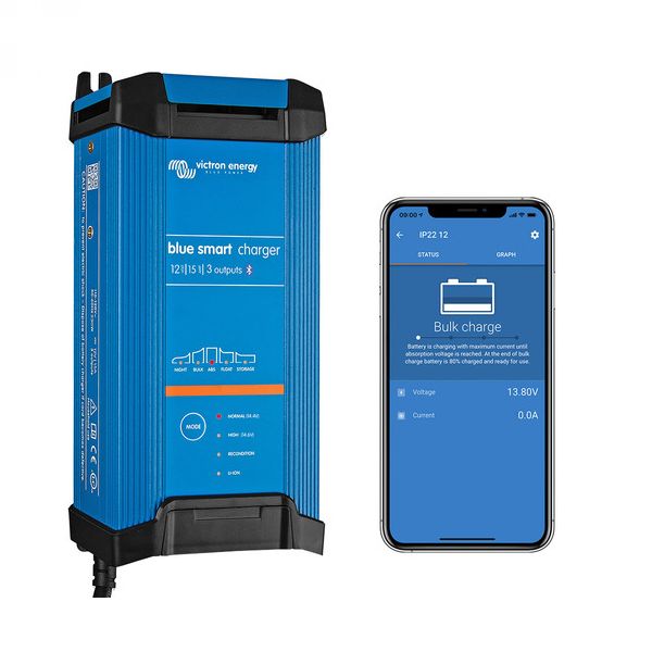 Victron Energy Bluesmart IP22 12V 15A 3 izlaza 230V punjač