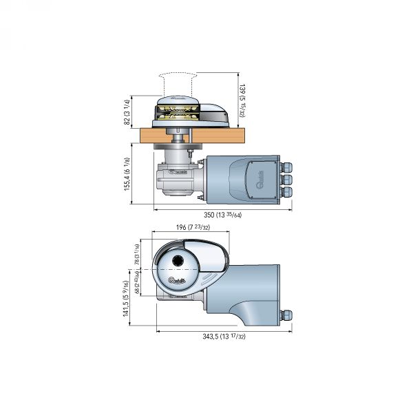 QUICK PRINCE DP2 1012 D (1000W 12V) sidreno vitlo