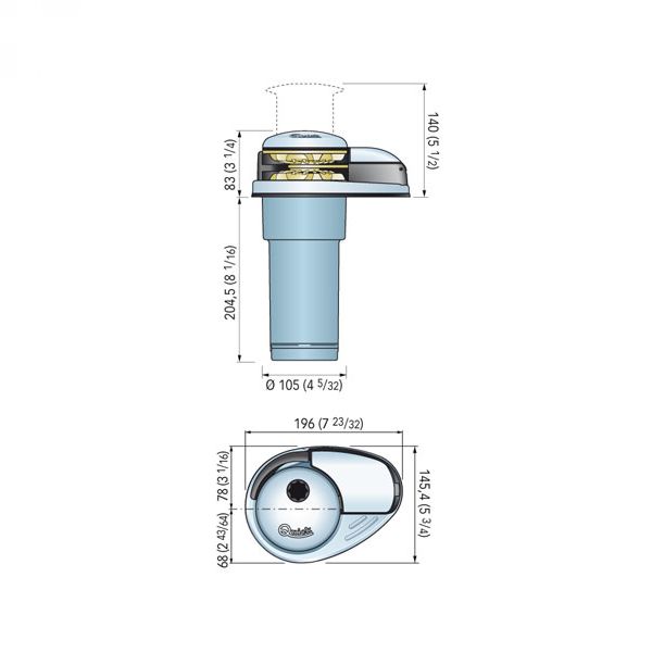 QUICK PRINCE DP2E 1000 D (800W 12V) sidreno vitlo