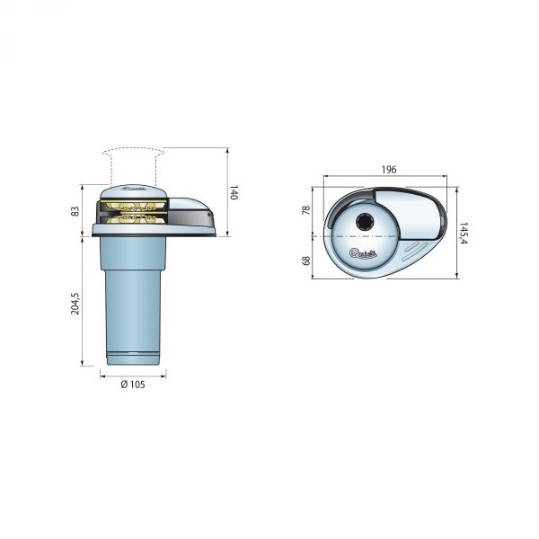 QUICK PRINCE DP2E 1000 D (800W 12V) sidreno vitlo