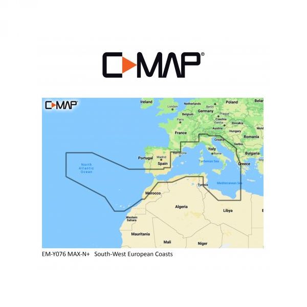 C-MAP Reveal M-EM-Y076-MS South West Europe