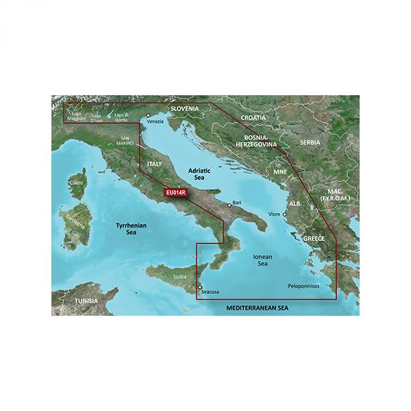 Garmin BlueChart g3 HXEU014R Italy, Adriatic Sea