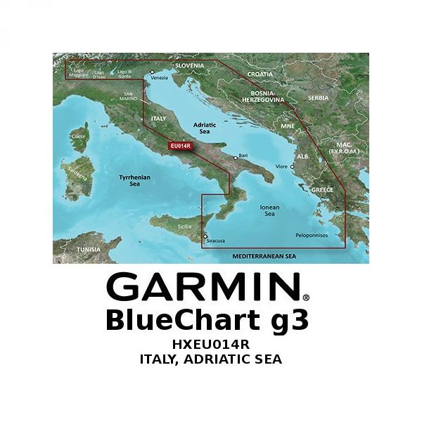 Garmin BlueChart g3 HXEU014R Italy, Adriatic Sea