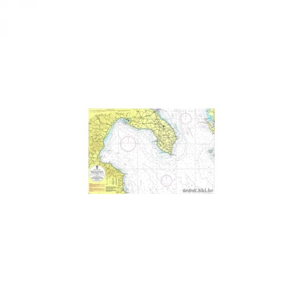 Karta pomorska 300-36 kursna Golfo di Taranto - Otrantska vrata