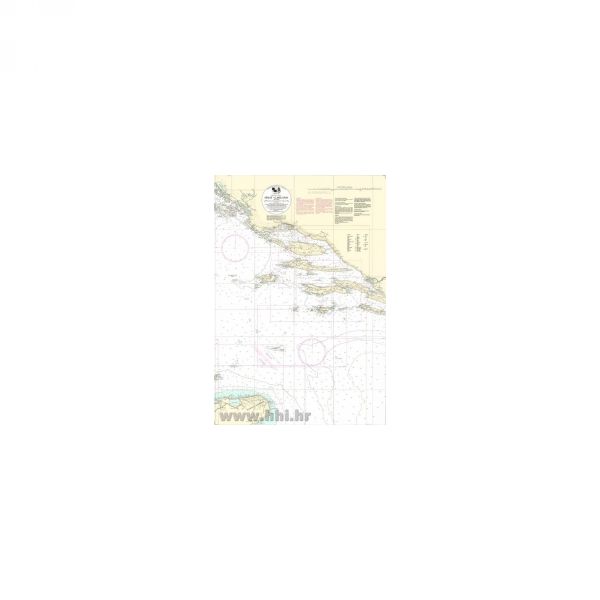 Karta pomorska INT 3412 kursna Split - Gargano