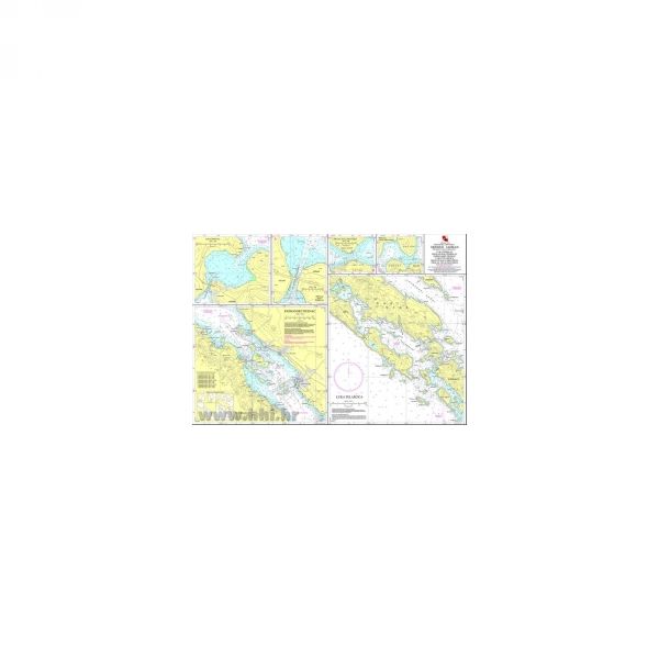 Karta pomorska 37 Plan Srednji Jadran (planovi luka i prolaza)