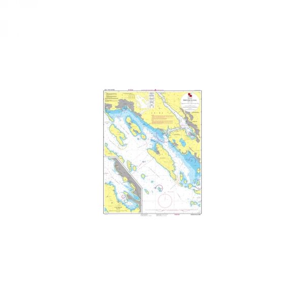 Karta pomorska 533 Plan Šibenski kanal