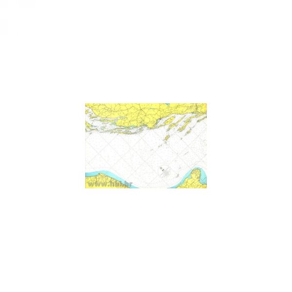 Karta pomorska 302 pomoćna Jadransko more srednji dio